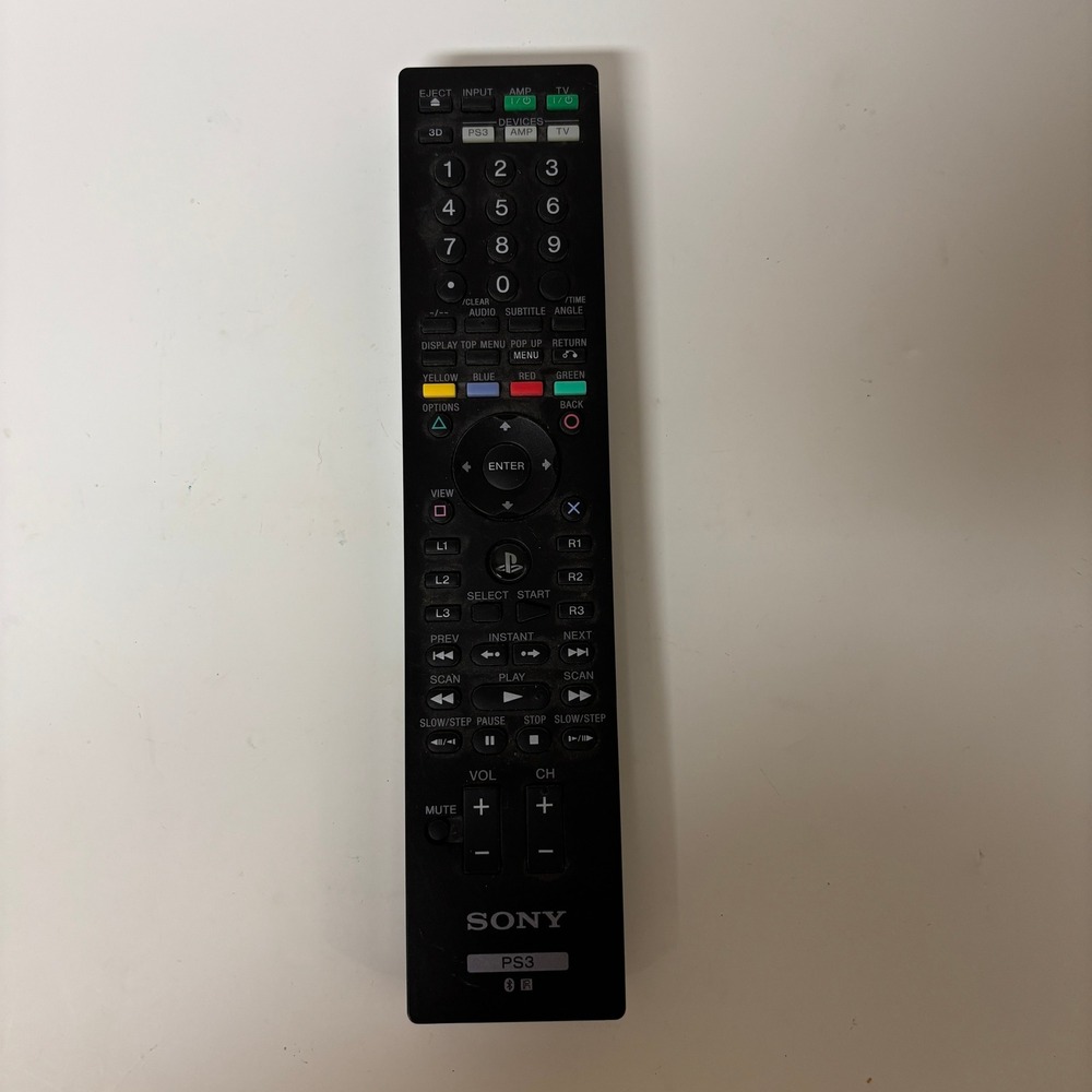 Sony PS3 BD Remote Control CECH-ZRC1U Black Bluetooth Media Remote